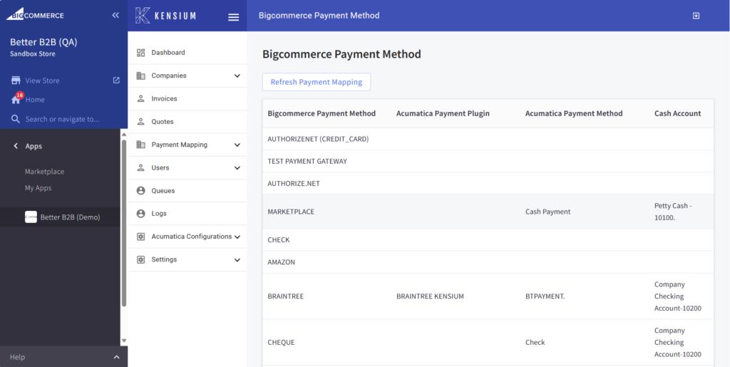 Bigcommerce Payment Method