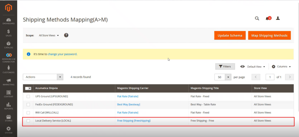 Check the Shipping Mapping in Magento