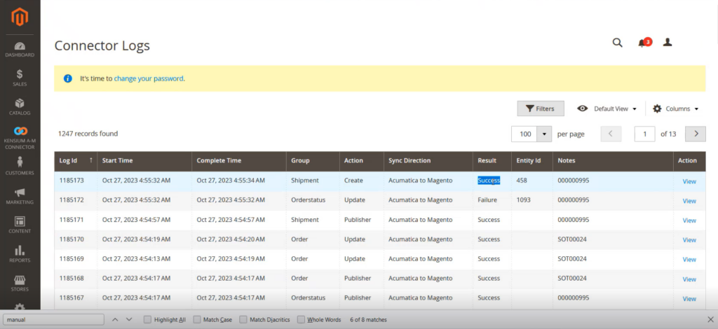 Shipment Created in Magento